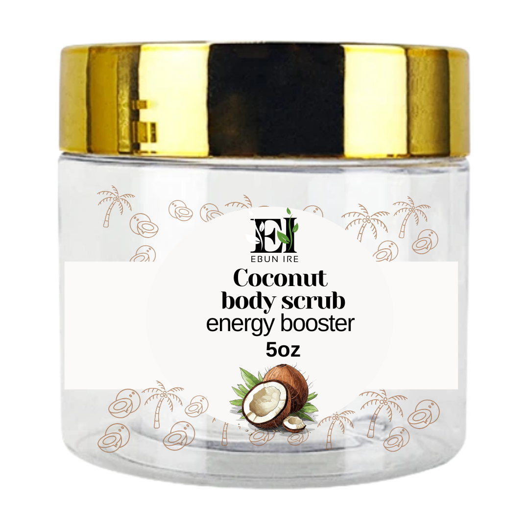 Coconut  body scrub energy booster 5oz