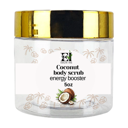 Coconut  body scrub energy booster 5oz