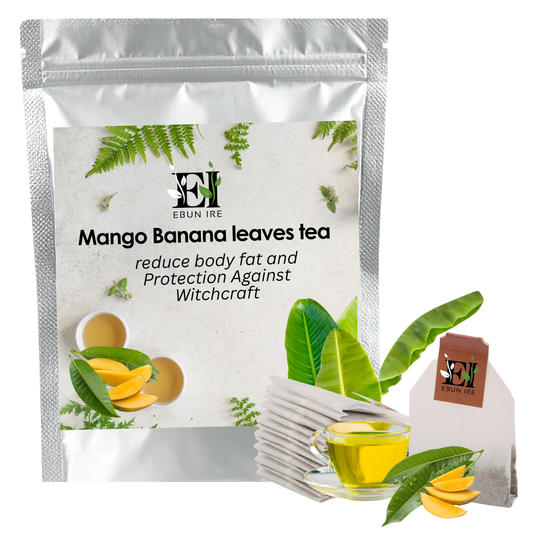 Mango Banana leaves tea for body cleanse and Witchcraft Protection