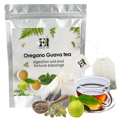 Oregano Guava tea DOUBLE BOOST for digestion aid & spiritual alignment