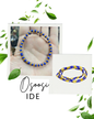 Ide of Osoosi Bracelet Glass Beads Ifa Religion Babalawo Isese Tradition Afrocuban Orisa Ochosi