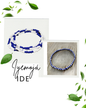 Ide of Iyemojá Bracelet Glass Beads Ifa Religion Babalawo Isese Afrocuban religion Yemaya Orisa