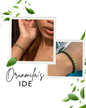 Ide of Orunmila Glass Beads Bracelet Brown and Green Ifa Religion Babalawo Isese Tradition