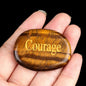 Blessing stones with Spiritual Intention Natural Stone Crystal Engraved