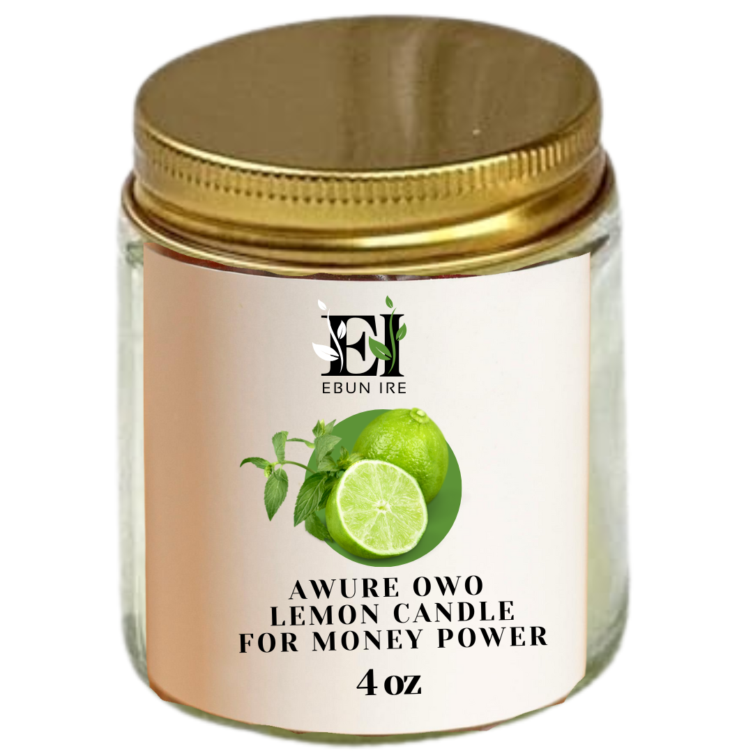 Awure Owo Lemon Candle for money power