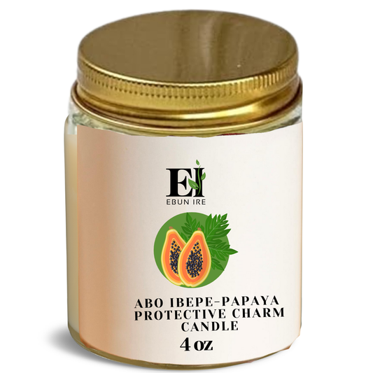 Abo Ibepe-Papaya Protective Charm Candle