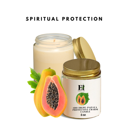 Abo Ibepe-Papaya Protective Charm Candle